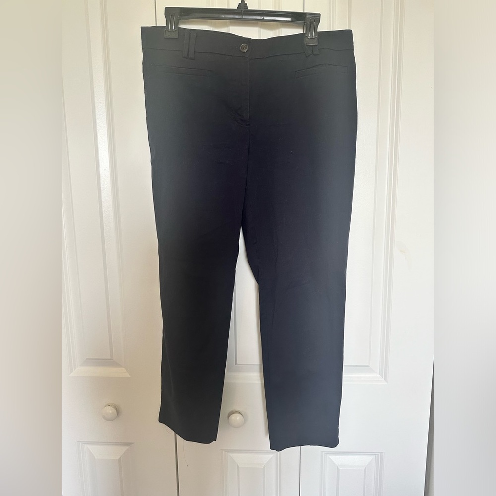 Ann Taylor Dress Pants Khaki Size 8 Women’s Navy Blue